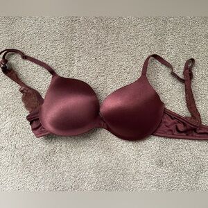 Women's Burgundy Bra